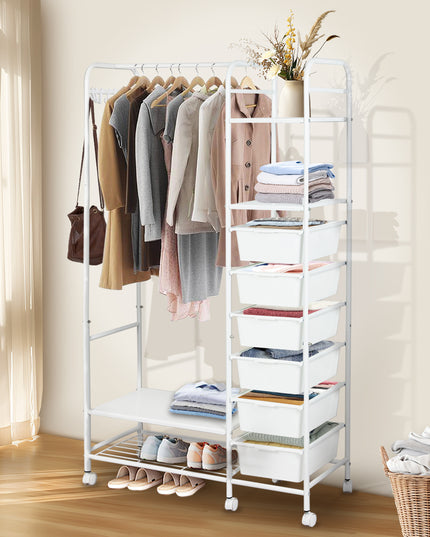 Levede 94CM Clothes Rack Stand Heavy Duty Hanging-1973193530797068295