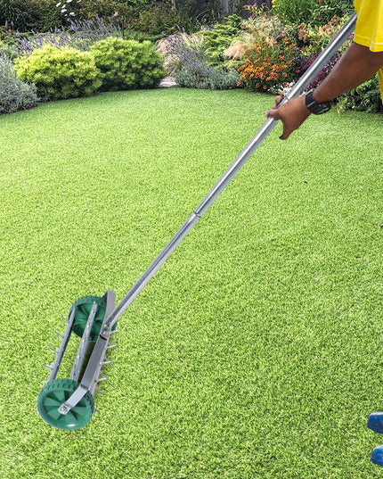 Lawn Aerator Roller Scarifier Rolling-1975420466411737095