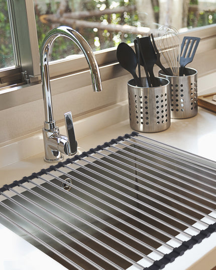 TOQUE Stainless Steel Dish Drying Rack-1973193932091297799