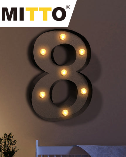 LED Metal Number Lights Free Standing-1973194151071715335