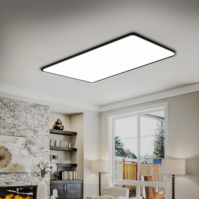 EMITTO 3-Colour Ultra-Thin 5CM LED Ceiling 90W Black-1975420421977280519