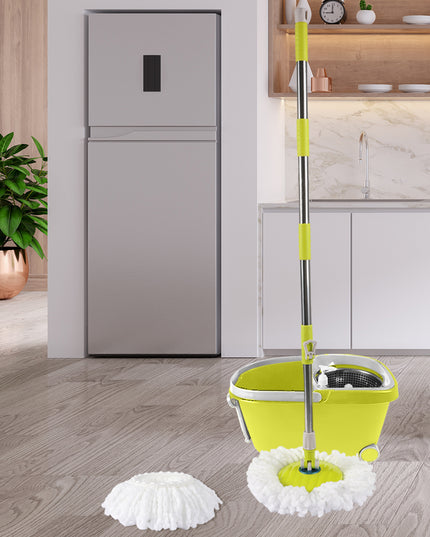 Cleanflo Spin Mop Bucket Set 360? Spinning Green-1973193868803444743