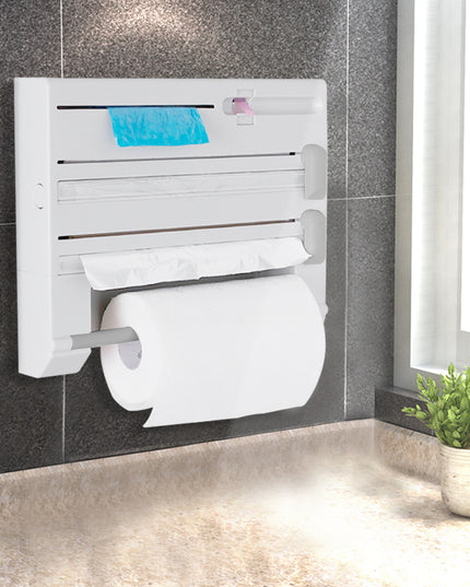 6in1 Wall Mounted Kitchen Rack Towel-1973193870464389127