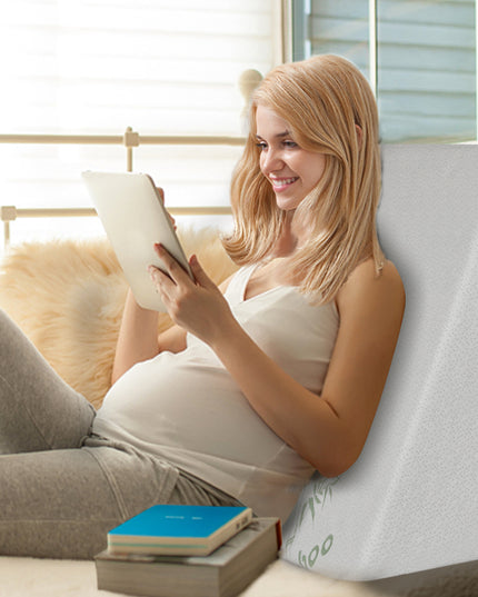 DreamZ Bedding Wedge Pillow Memory Foam White 25-1973193852223361031