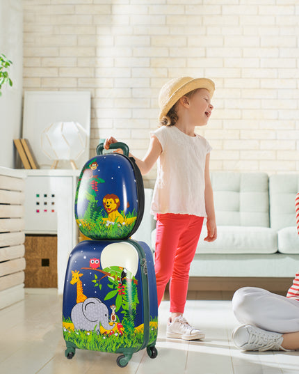 BoPeep 16''13'' 2PCS Kids Luggage Set Jungle-1975420473336532999