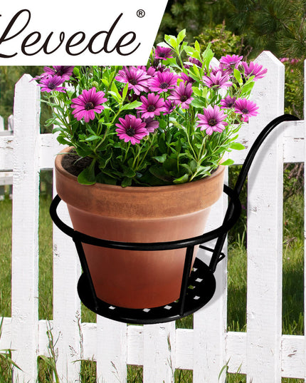 Levede 1x Flower Holder Plant Stand Black-1975420370047602695