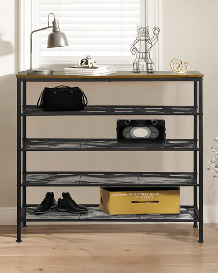 Levede 5-Tier Shoe Rack Storage Cabinet 100cm Wide-1975420510837805062