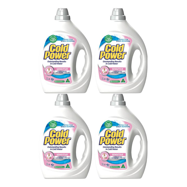 Cold Power 2L Laundry Liquid Effective Stain Remover Sensitive x4-1984023720229998593