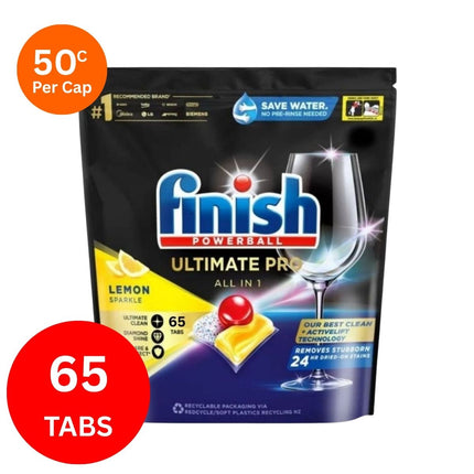 Finish Ultimate Pro x 65 Lemon Dishwasher Tablets-1984023726555009024