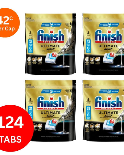 Finish Ultimate Plus x 124 Baking Soda Dishwasher Tablets-1973193595901054979