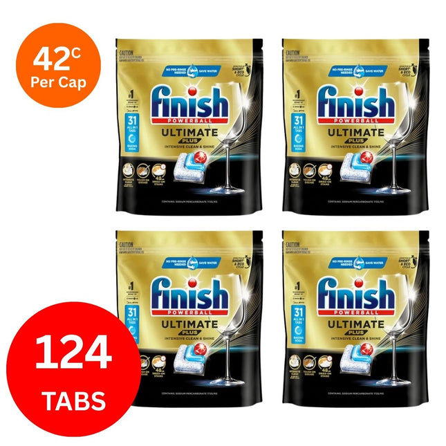Finish Ultimate Plus x 124 Baking Soda Dishwasher Tablets-1973193595901054979