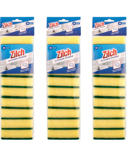 3x Zilch Scourer Sponge 10Pk-1973193609440268290