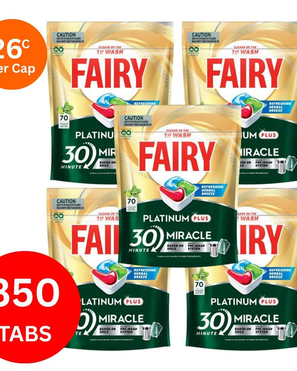 Fairy Platinum Plus x 350 Herbal Breeze Dishwasher Tablets-1984023725393186819