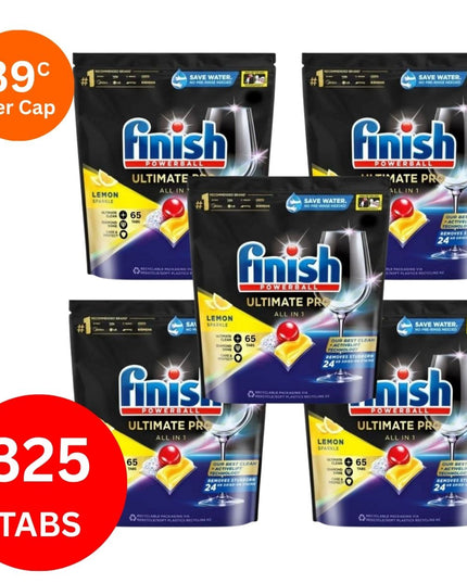 Finish Ultimate Pro x 325 Lemon Dishwasher Tablets-1984023727330955264