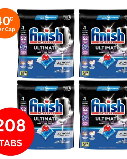 Finish Ultimate x 208 Dishwasher Tablets-1973193597431975936