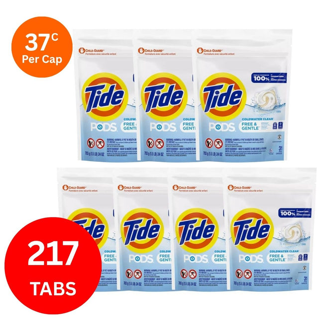 Tide Gentle Cold Water x 217 Laundry Pods-1984023738508775427