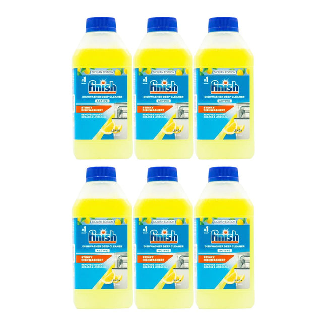 Finish 250ml Dishwasher Cleaner Lemon x6-1984023727712636929