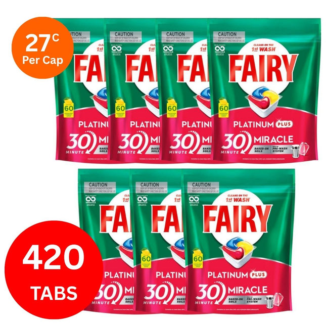 Fairy Platinum Plus x 420 Lemon Dishwasher Tablets-1984023724399136771