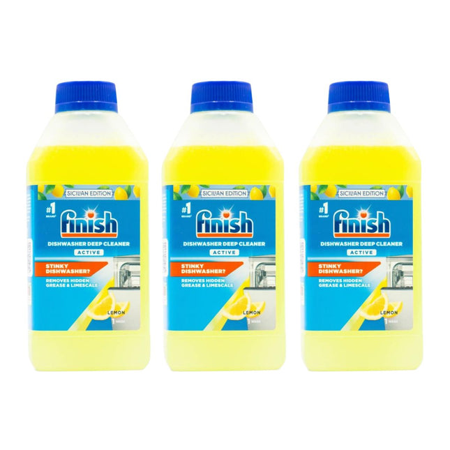 Finish 250ml Dishwasher Cleaner Lemon x3-1973193596752498690