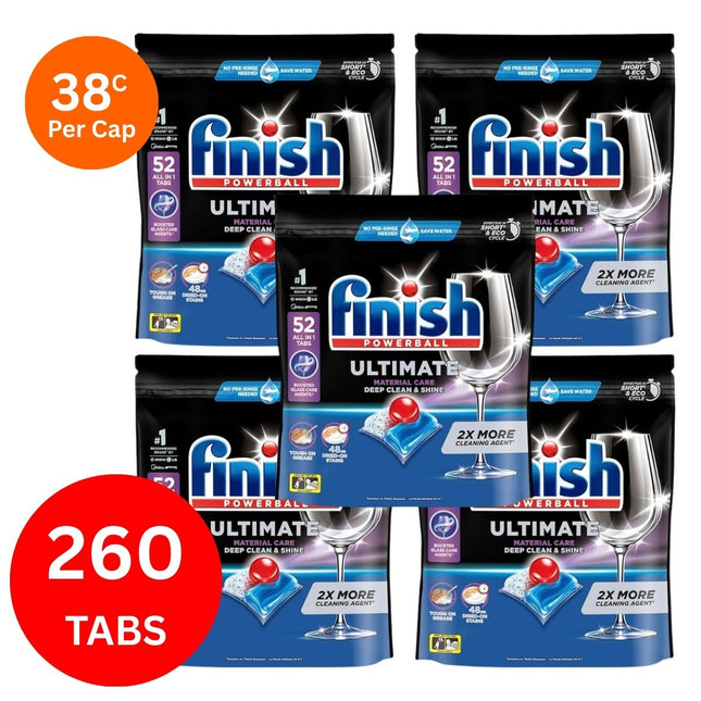 Finish Ultimate x 260 Dishwasher Tablets-1973193597599748099
