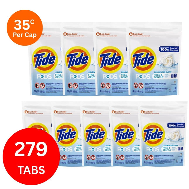 Tide Gentle Cold Water x 279 Laundry Pods-1984023738827542528