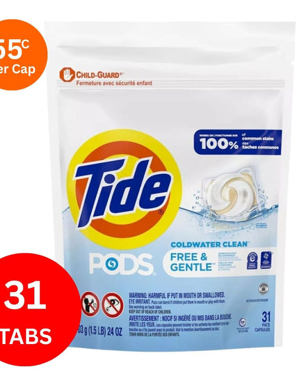 Tide Gentle Cold Water x 31 Laundry Pods-1984023737548279811