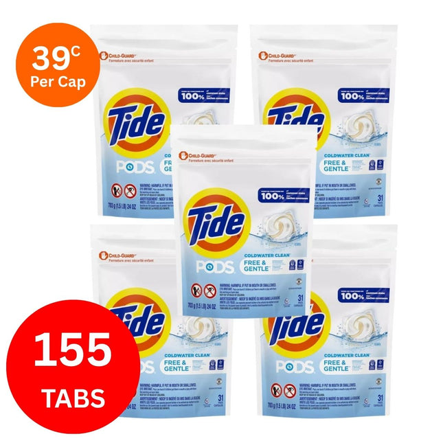 Tide Gentle Cold Water x 155 Laundry Pods-1984023738190008320