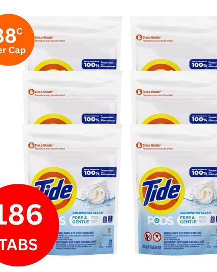 Tide Gentle Cold Water x 186 Laundry Pods-1984023738349391872