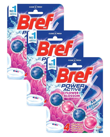 Bref Power Active Fresh Flowers 50g x3-1973193592679829505