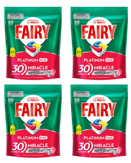 Fairy Platinum Plus x 240 Lemon Dishwasher Tablets-1973193595376766978
