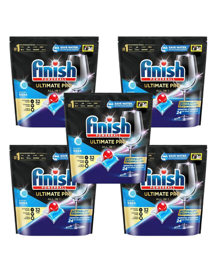 Finish Ultimate Pro 160 Baking Soda Dishwasher Tablets-1973194184147996672