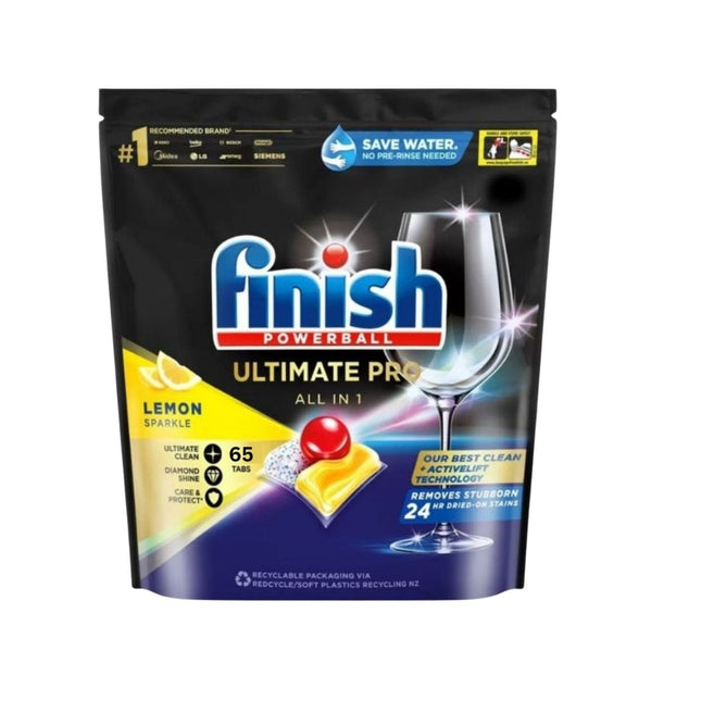Finish Ultimate Pro x 65 Lemon Dishwasher Tablets-1984023726555009027