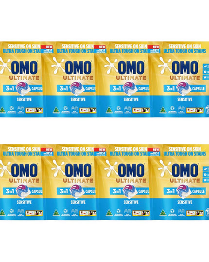 Omo Ultimate 3in1 Sensitive 224 Laundry Capsules-1973194178611515392