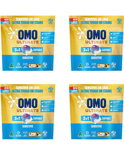 Omo Ultimate 3in1 Sensitive 112 Laundry Capsules-1975420524112777216