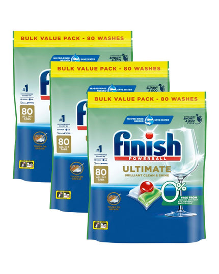 Finish Ultimate 0% Foam 240 Dishwasher Tablets-1973194175386095616