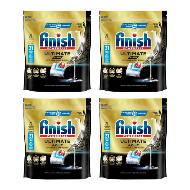 Finish Ultimate Plus x 124 Baking Soda Dishwasher Tablets-1973193595901054978