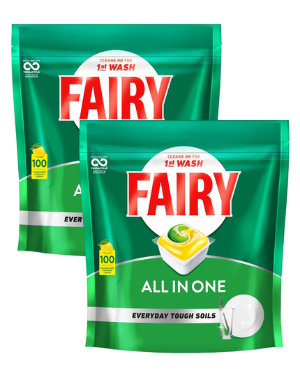 Fairy All In One x 200 Lemon Dishwasher Tablets-1984023725980389378