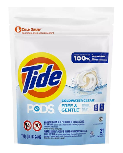 Tide Gentle Cold Water x 31 Laundry Pods-1984023737548279810