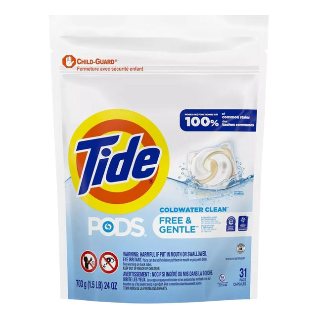 Tide Gentle Cold Water x 31 Laundry Pods-1984023737548279810