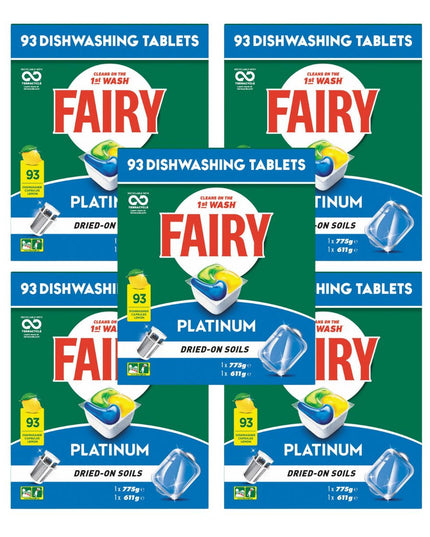 Fairy Platinum x 465 Lemon Dishwasher Tablets-1984023724017455106