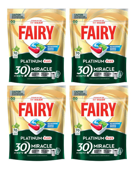 Fairy Platinum Plus x 280 Herbal Breeze Dishwasher Tablets-1984023725200248834