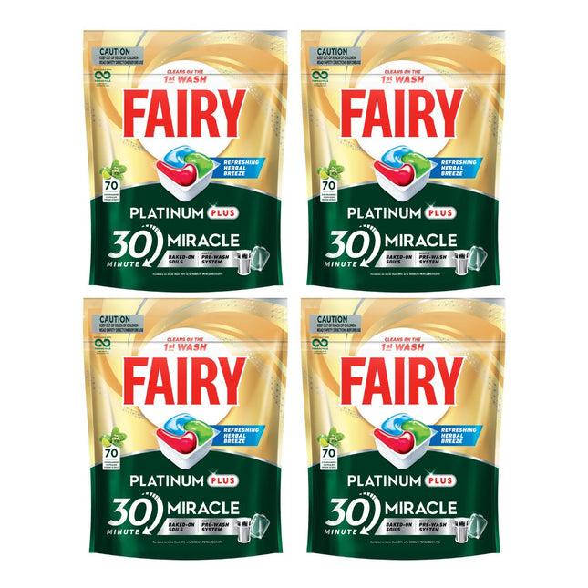 Fairy Platinum Plus x 280 Herbal Breeze Dishwasher Tablets-1984023725200248834