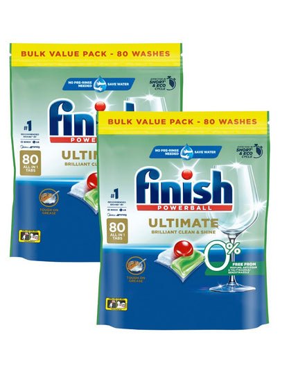 Finish Ultimate 0% Foam 160 Dishwasher Tablets-1973194175226712064
