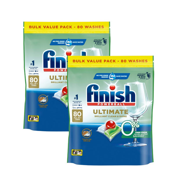 Finish Ultimate 0% Foam 160 Dishwasher Tablets-1973194175226712064