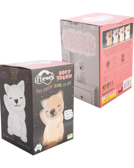 Lil' Dreamers Cat Soft Touch LED Light-1984023728937373698