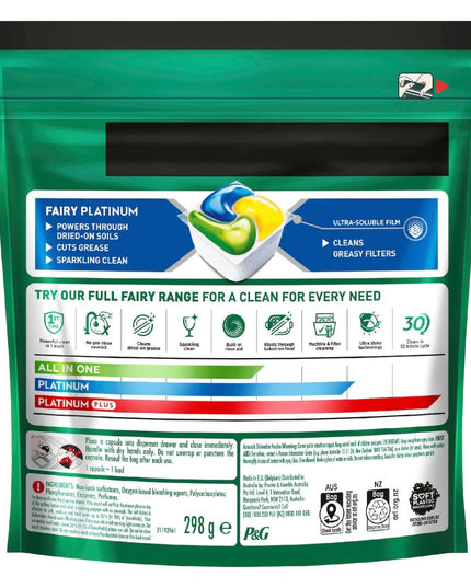 Fairy Platinum x 465 Lemon Dishwasher Tablets-1984023724017455105