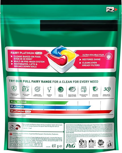 Fairy Platinum Plus x 360 Lemon Dishwasher Tablets-1984023724202004481