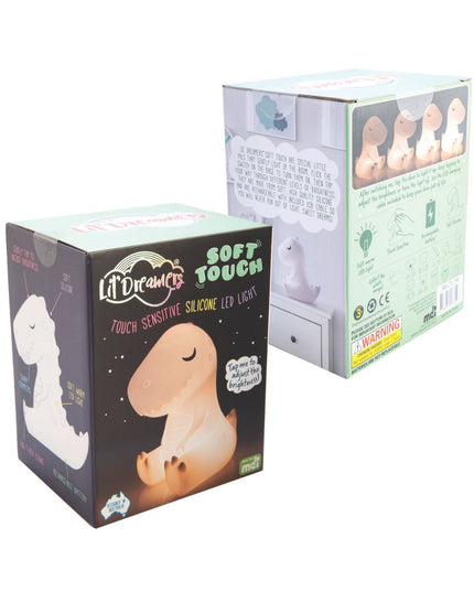 Lil' Dreamers Triceratops Soft Touch LED Light-1984023730547986434