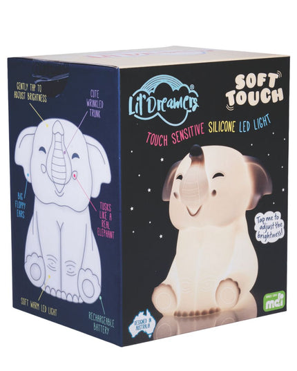 Lil' Dreamers Elephant Soft touch LED Light-1984023729348415490