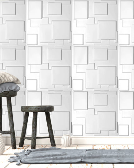 12Pcs 3D Wall Panels 50x50cm DIY Waterproof-1975420500423348231